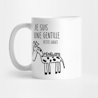 Penelope the giraffe Mug